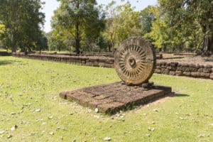 Dharma Rad archäologischer Fund in Si Theo