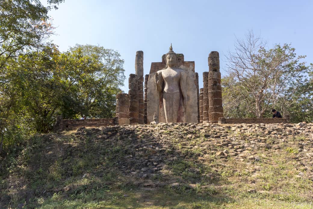 Der Bergtempel Wat SaPhan Hin in Sukhothai