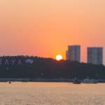 Pattaya im Sonnenuntergang