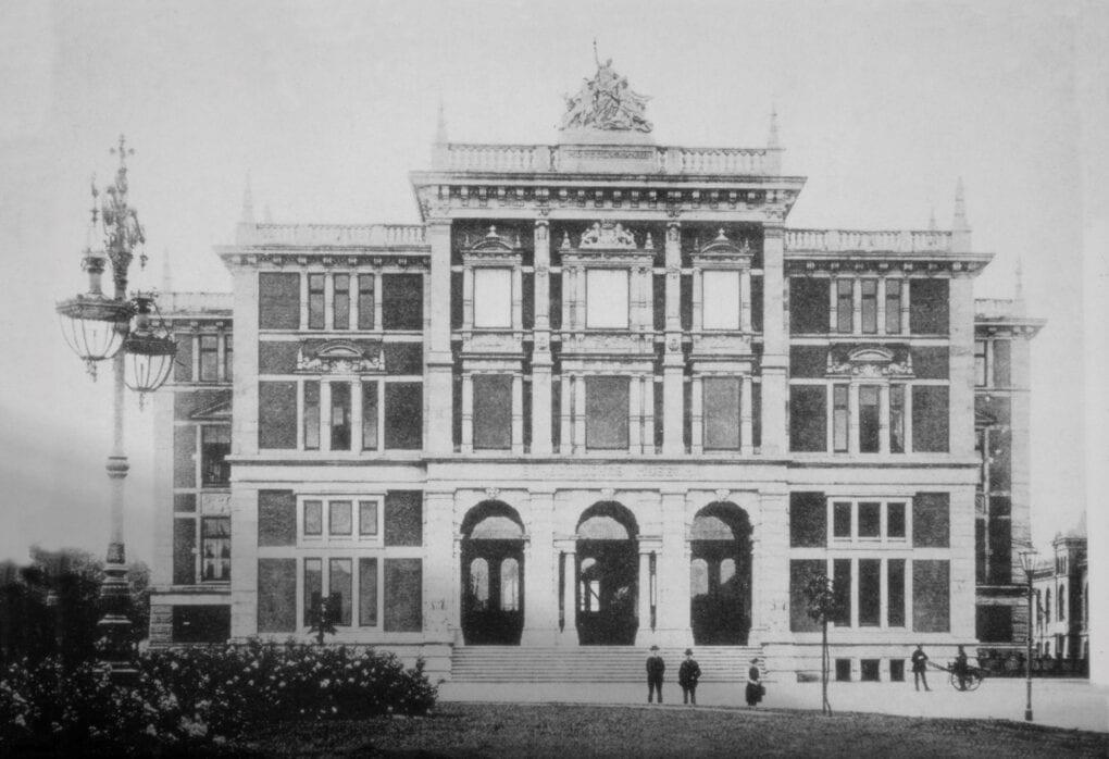 Historische Hausansicht des Museums 1896 Übersee-Museum Bremen